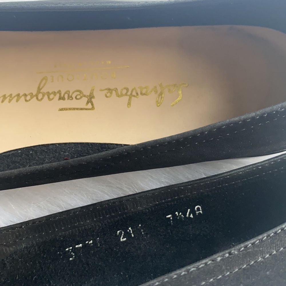 SALVATORE FERRAGAMO leather shoes sz:7.5 - Picture 5 of 5